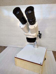 Meu primeiro microscópio de bancada para consertar celular